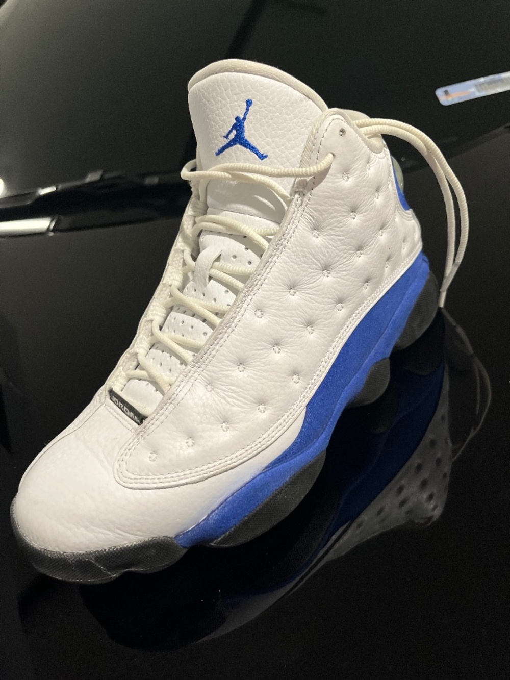 Air Jordan 13 Retro "Hyper Royal" White Black Blue Sz 8.5